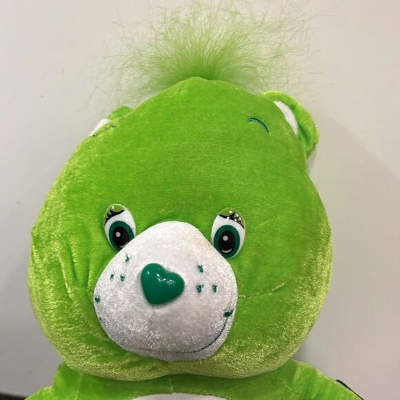 2004 Care Bear, Good Luck Bear. 15 Inch Plush. Great Colors. - Picture 2 of 11